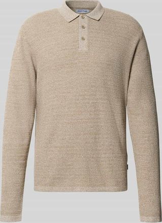 Jack & Jones Jack & Jones Strickpullover mit Kentkragen in Beige, Größe XL