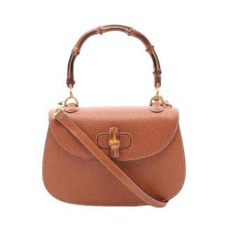 Gucci Pre-owned Leather gucci-bags - Dames - Pre-owned - Bruin - Maat: ONE Size Leer