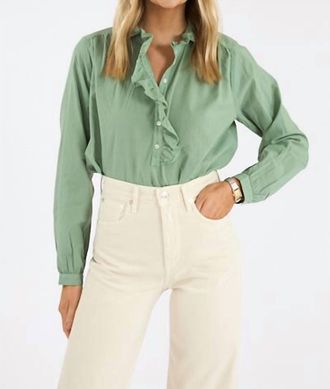 Xirena Caspian Top In Sage Leaf