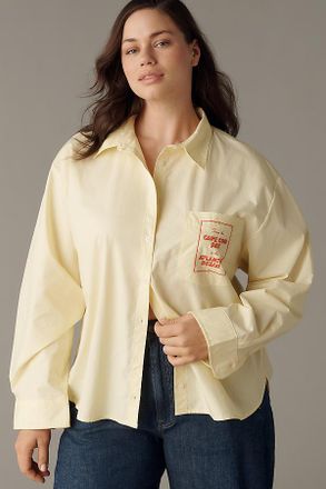 Maeve Novelty Shrunken Bennet Buttondown Shirt by Maeve