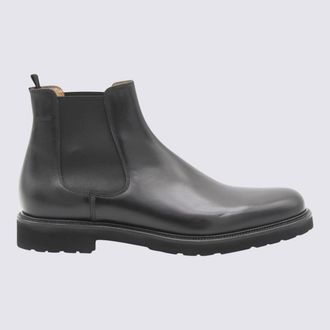 Mille885 Black Leather Boots