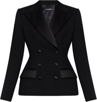 Dolce & Gabbana Wollen blazer - Dames - Blazers - Zwart - XS - Wol - Jassen