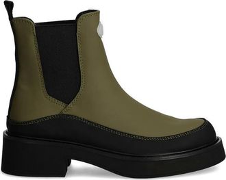 Desigual Laarzen met elastische vlak en plateauzool - Groen