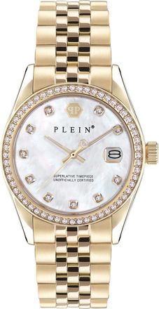 Philipp Plein Date Superlative Dames Horloge Goudkleurig PWYAA0323