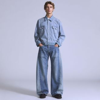 Levi's 1980s 501 Customized Jeans - Mens - 29X32 - Blue