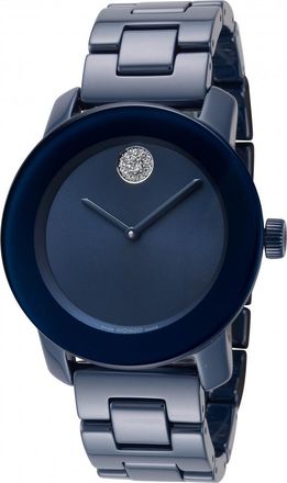 Movado Womens 3600805 Ladies Bold Watch - Blue - One Size