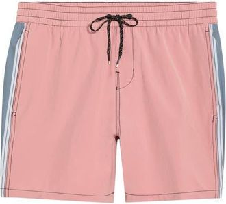 Billabong Dbah Panel Loopback Swim Trunks in Ash Rose at Nordstrom, Size X-Large