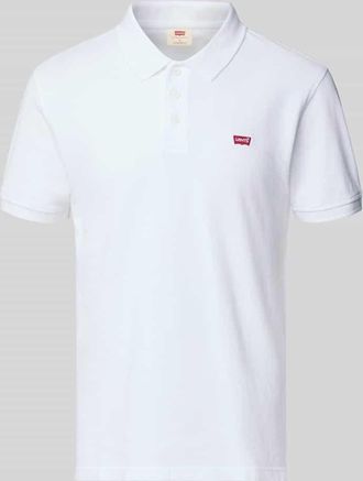 Levi's Poloshirt mit Label-Detail in Weiss, Gr&ouml;&szlig;e XXL