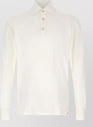 Kiton positano long sleeve polo shirt