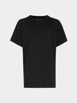 Frenckenberger Mens Cashmere and Cotton Raglan T-Shirt