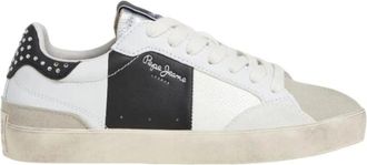 Pepe Jeans London Schoenen, Dames, Veelkleurig, 35 EU, Leer, Zapatillas Lane Glam