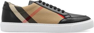 Burberry Nieuwe Salmond Sneakers - Dames - Sneakers - Zwart - 35 EU - Leer - Schoenen