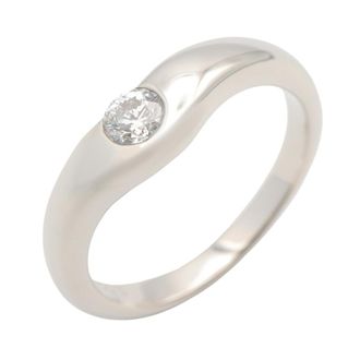 Tiffany & Co. Silver Clear Platinum 950 Band Ring (Pre-Owned)