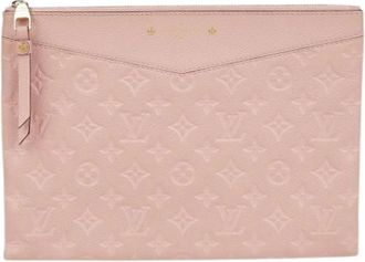 Louis Vuitton Pre-owned Clutches, female, Pink, Size: ONE SIZE Pre-owned Leather Clutch