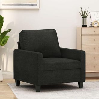 vidaXL Vidaxl - Sill&oacute;n De Tela Negro 60 Cm