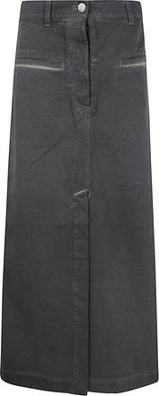 Uma Wang UMA Wang, Rokken, Dames, Zwart, S, Denim, Denim Rok