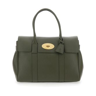 Mulberry Tassen, Dames, Groen, ONE Size, Leer, Bayswater Handtas