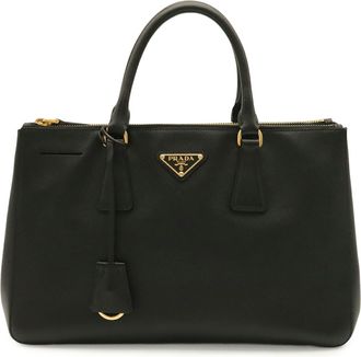Prada Black Nero Saffiano Handbag Shoulder Bag Tote Bag (Pre-Owned)