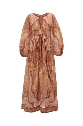 Zimmermann Long Sleeve Midi Dress