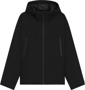 HUGO BOSS Cordell Gore-Tex Waterdichte Jas met Capuchon - Heren - Zomerjassen - Blauw - XL - Polyester - Jassen