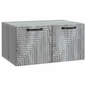 vidaXL Mueble Para Tv De Pared Gris Sonoma 59,5 X 41 X 30 Cm Vidaxl