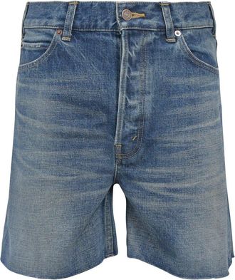 Celine Celine Light Wash Denim Shorts, Size Fr, 38 (Authentic Pre-Loved)