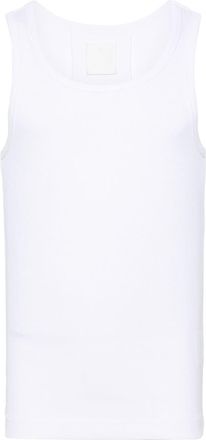 Givenchy ribbed tank top - men - Cotton/Elastane - L - White