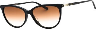 Ferragamo SF2870SCP 433 Womens Sunglasses Blue Size 55