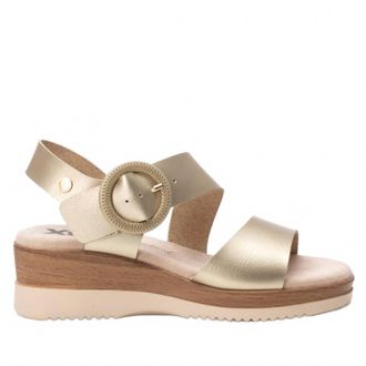 Xti Womens Wedge Sandals In Gold