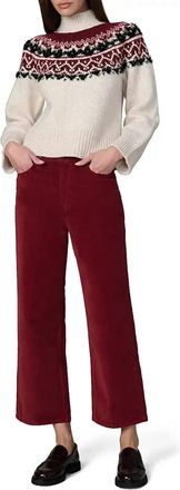 Joe's Blake Wide Leg Cord Pants In Syrah
