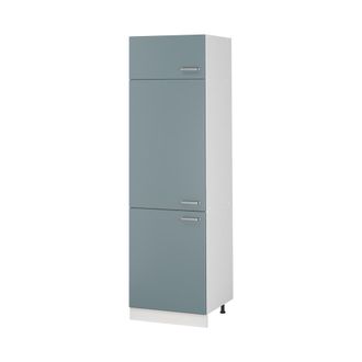 Vicco Armario Alto R-line, Gris Azulado/blanco, 60 Cm, Vicco