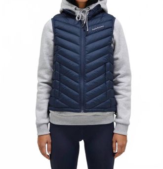 Peak Performance Frost Down Vest In Blue Shaddow