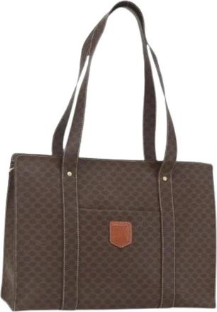 Celine Pre-owned Tote Bags, female, Brown, Size: ONE SIZE Pre-owned Plastic Tote Bag