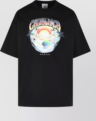 Casablanca printed t-shirt