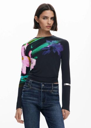 Desigual Lena Soft-Touch Shirt In Black