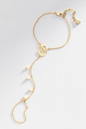 Ettika Aura Pearl Hand Chain