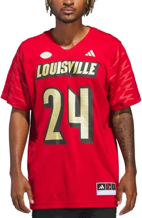 adidas Mens adidas 24 Red Louisville Cardinals Alternate Premier Strategy Jersey at Nordstrom, Size Xx-Large