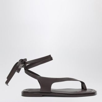 A.Emery The Heidi Sandals dark brown in leather