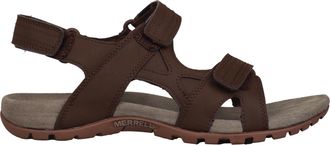 Merrell Mens Walking Sandals in Black Leather - Size UK 10
