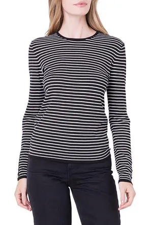 English Factory Stripe Sweater in Black/White at Nordstrom, Size X-Small