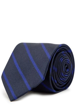 GANT Yale Striped Silk tie - Navy - One Size
