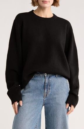 French Connection Emilia Crewneck Sweater in Black at Nordstrom Rack, Size X-Small