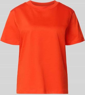Jake*s Casual T-Shirt mit Rundhalsausschnitt in Rot, Gr&ouml;&szlig;e XXL