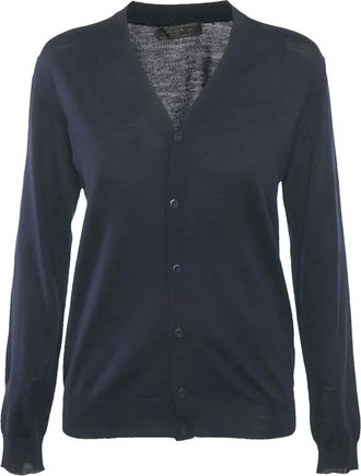 Prada Button-down vest - Blauw