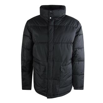 Aquascutum Mens Active Puffer Black Jacket - Size Large