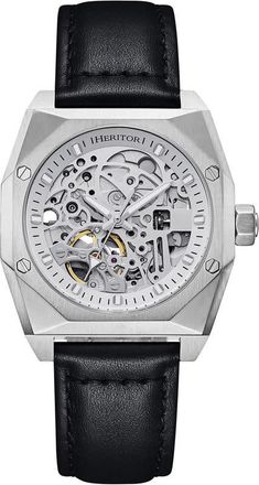 Heritor Elliott Automatic Silver Dial Mens Watch HERHS4001