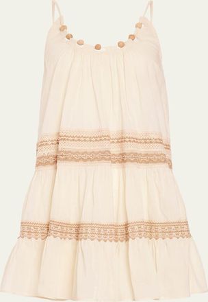 Ramy Brook Jovie Embroidered Mini Dress