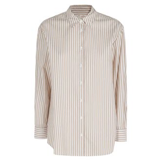 MC2 Saint Barth Shirts, female, Beige, Size: S Brigitte Shirt