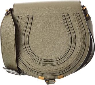Chlo&eacute; Marcie Leather Saddle Bag