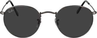 Ray-Ban Ray Ban Round Metal Antiqued Dark GreyUnisex Sunglasses RB3447 9229B1 50